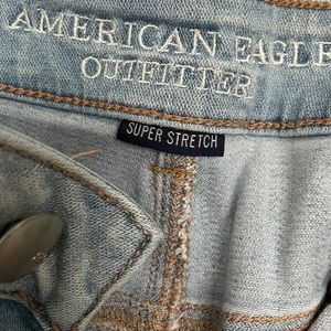 Super stretch, high waisted AE shorts